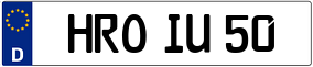 Truck License Plate
